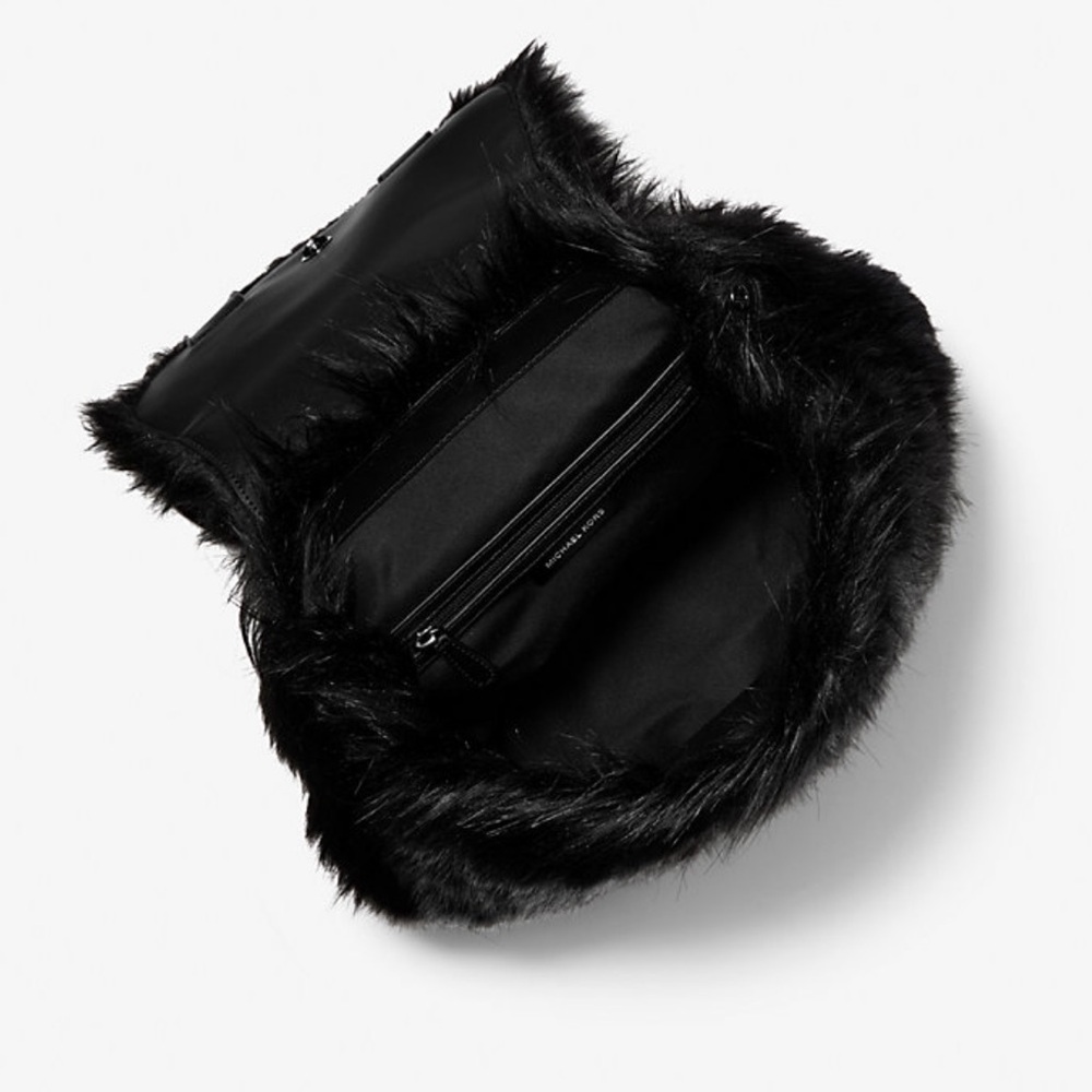 MICHAEL MICHAEL KORS Quinn Medium Flap Faux Fur Backpack
Black
NWT
Live Style - Picture 9 of 16